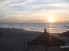 Sunset from Kabana bar Senegambia beach