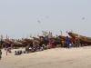 Fishing boats on Sanyang beach